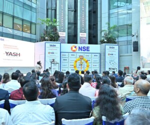LISTING CEREMONY AT NSE IN MUMBAI 2024